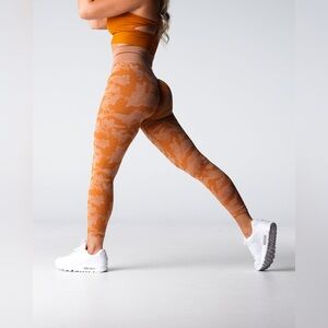 NVGTN Terracotta Camo Seamless Leggings S